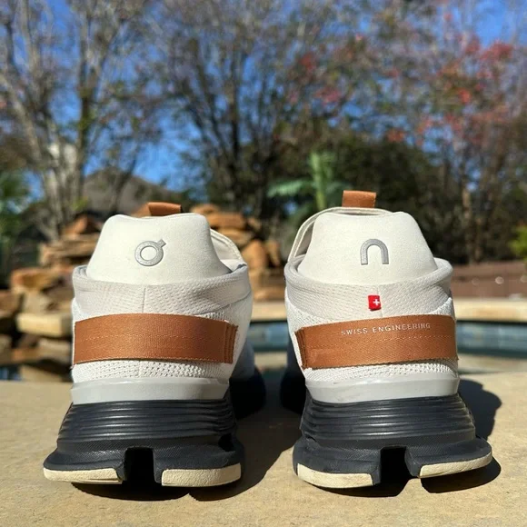 On Running Cloudnova White Pecan - Size 14 Men’s - Picture 7 of 9